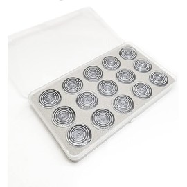 Bequilter 15pcs/Box Plastic Bobbins #163131 Compatible with Singer Touch n Sew 290C 600 603 604 620 700 Sewing Machines