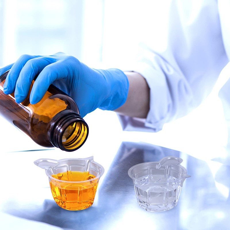 Pinenuts Disposable Urine Cups, 60 Pcs Plastic Urine Collection Cups,