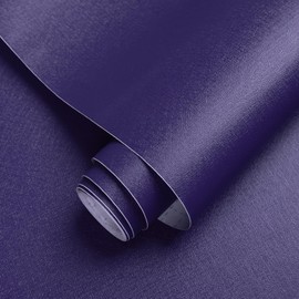 Abyssaly Blue-Violet Wallpaper 17.7" X 256" Blue Peel and Stick Wallpaper Self-Adhesive Home Decor Contact Paper A Must-Have for Renting Removable Wall Paper