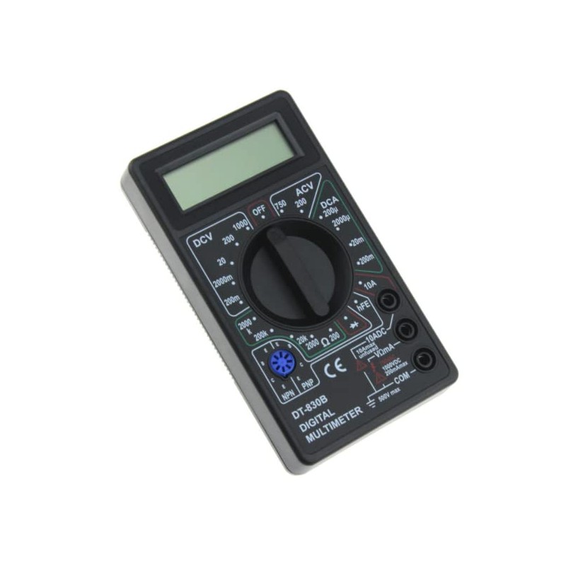 Small Digital Tester Multimeter DT-830B LCD Voltmeter Ammeter Conduction Check