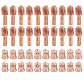 20Pcs 420120 Electrode & 20Pcs 420118 Nozzle Tip Plasma Consumables Fit for Hypertherm PMX 30XP Plasma Cutter Torch