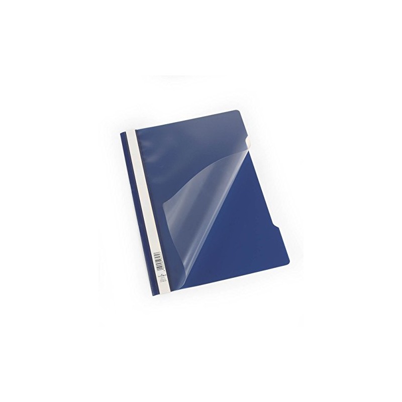 Durable Clear View A4 Folder - Dark Blue, Pack of