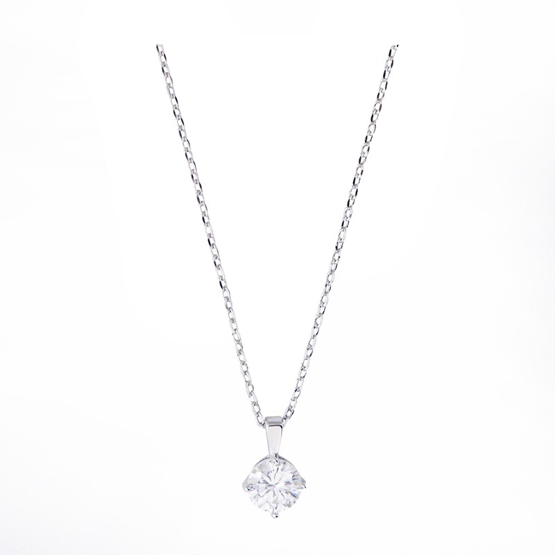 Gold & Deer G-DIA Moissanite 5-part classic necklace 1 carat