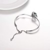 AOBOCO I Love You Jewelry - Pulsera de plata de