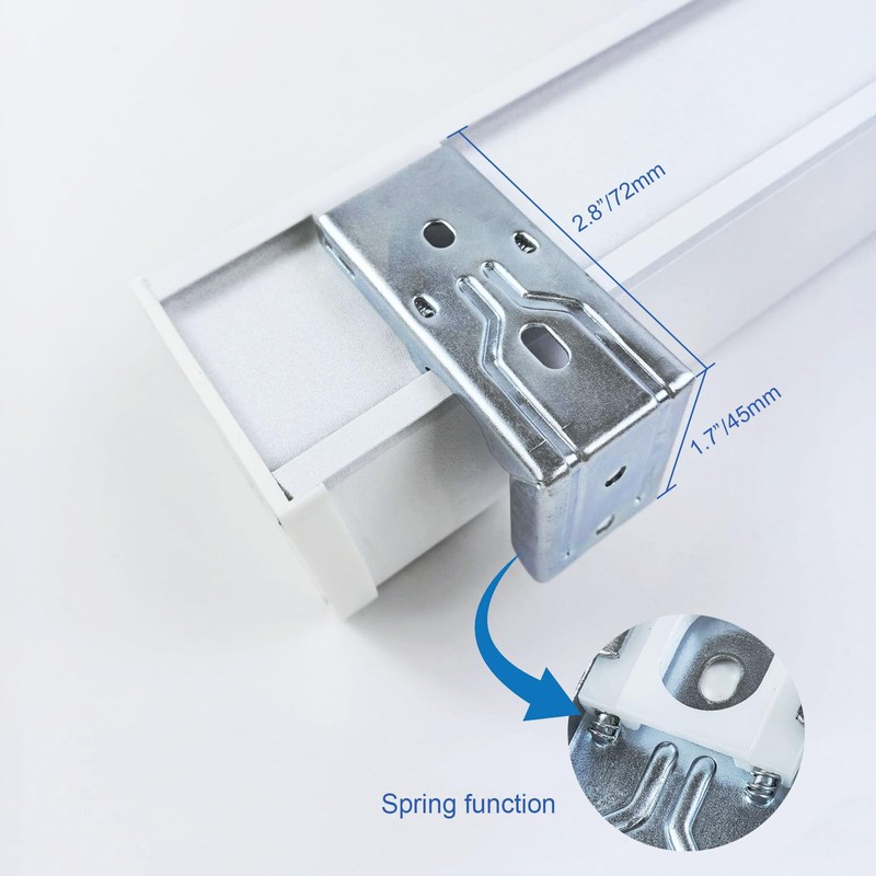 Zebra Shades Mounting Brackets 4 Pack - Heavy Duty Metal