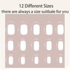 24PCS Gradient French Tip False Nails - Short Square Press