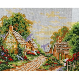 Needlepoint Painted Canvas Tapestry Gobelin - Landscape. 20"x24" 11865 by Collection D'Art