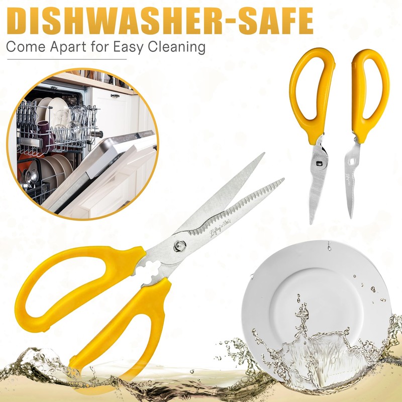 Lefty’s Left Handed Kitchen Scissors - Stainless Steel Heavy Duty