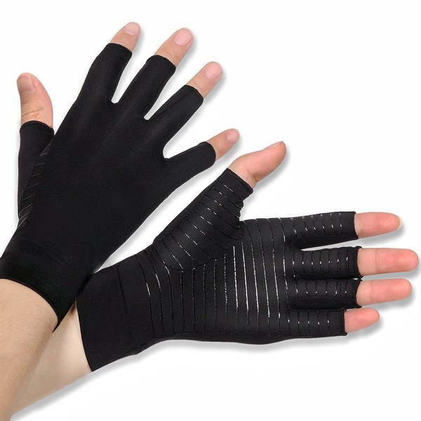 Donfri Guantes De Cobre Para Artritis Guantes De Compresión Sin