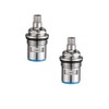 Pack of 2 Ceramic Valve Replacement Cartridge, Hot and Cold