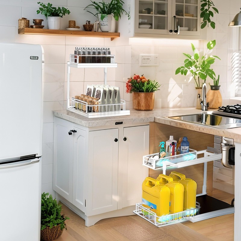 Under Sink Pull Out Organizer, Under Sink Drawers Slide Out