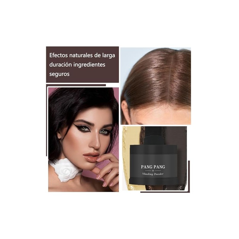 Hairline Sombra en Polvo，polvo corrector de raíz（negro） | para cabello
