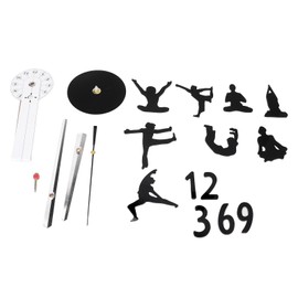 DIY Wall Clock Silent Stylish Decorative Frameless Hanging Clock for Living Room Office