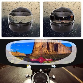 Motorcycle Helmet Anti-fog Visibility Film (2 Sheets) / 바이크헬멧 김서림방지 시야확보필름 습기방지 코팅필름 2매