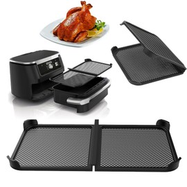Ninja Hot Air Fryer Accessories, 37 x 21 x 1.75 cm Splash Guard Ninja AF 500, Ninja Hot Air Fryer 10.4 Litres, Adjustable and Reusable, Prevents Fat Splashes (Foldable)