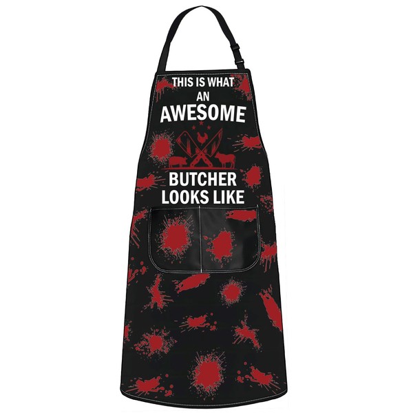 JNIAP Butcher Apron With Pockets Butcher Gifts This Is An