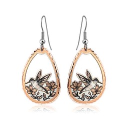 FRONT LINE JEWELRY Hummingbird Earrings Cutout Hummingbird Jewelry -Hummingbird Gifts Jewelry for Mom