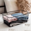 Slideep Farmhouse Large Wire Organizer Storage Bins Freezer Food Storage