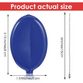 3 Pieces Squeeze Coin Purse Rubber Coin Purse Silicone Coin Purse 2 X 3 Inches Small Change Purse for Coins Oval Squeeze Coin Holders With Chain Colorful Coin Purse with Chain for Men Women