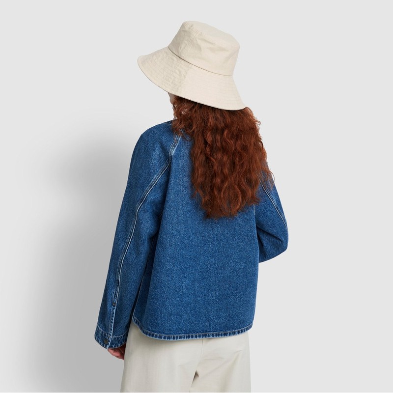 JAJU [JAJU] Strap Bucket Hat_Ivory