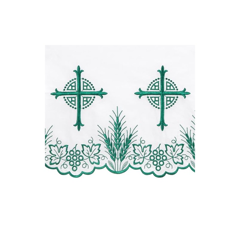 Christian Brands Green Eucharistic Altar Frontal 96 x 52 Inches