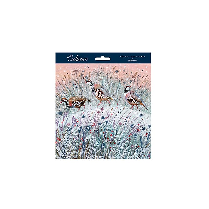 Partridge 213 x 213 mm Caltime Traditional Advent Calendar