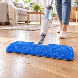 Microfiber Spray Mop Replacement Pads, 42 x 14 cm Reusable Floor Cleaning Refills, 3 or 5 Pack