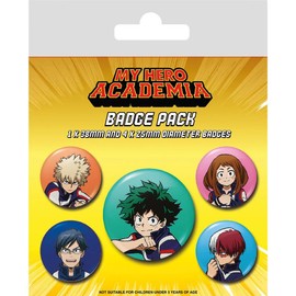 Pyramid My Hero Academia - Team - Pack of 5 Badges