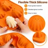 Ghost Silicone Mold for Halloween Treats – Non-Stick Baking Mold