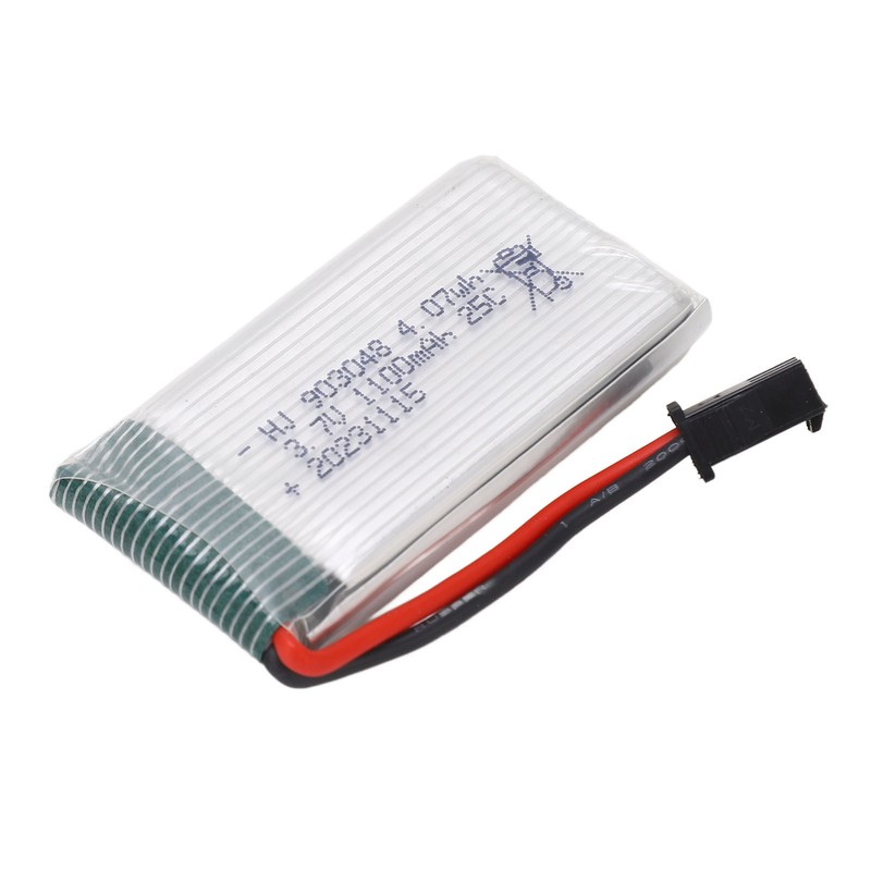 RC Aircraft Lithium Battery 3.7V 1100mAh with SM Black Plug