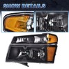 PIT66 Headlight Assembly Compatible with 2004-2012 Chevy Colorado/04-12 GMC Canyon/06