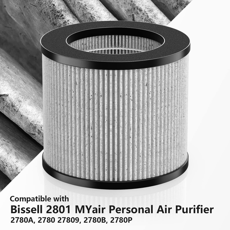 FMDZFL 2801 Air Filter Replacement Bundle Compatible with Bissell MyAir
