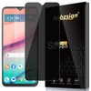 Anbzsign 2 Pack Privacy Tempered Glass Screen Protector for TCL