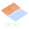 sourcing map Copper Heatsink with Conductive Thermal Pads for Solid