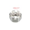 sourcing map M8 x 1.25mm Pitch 304 Stainless Steel Slotted