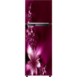 Kota Creations Abstract Pink Standard Light Design Adhesive PVC Vinyl Sticker Fridge Wrap Decorative Wallpaper (60cm X 160cm, Multicolor)