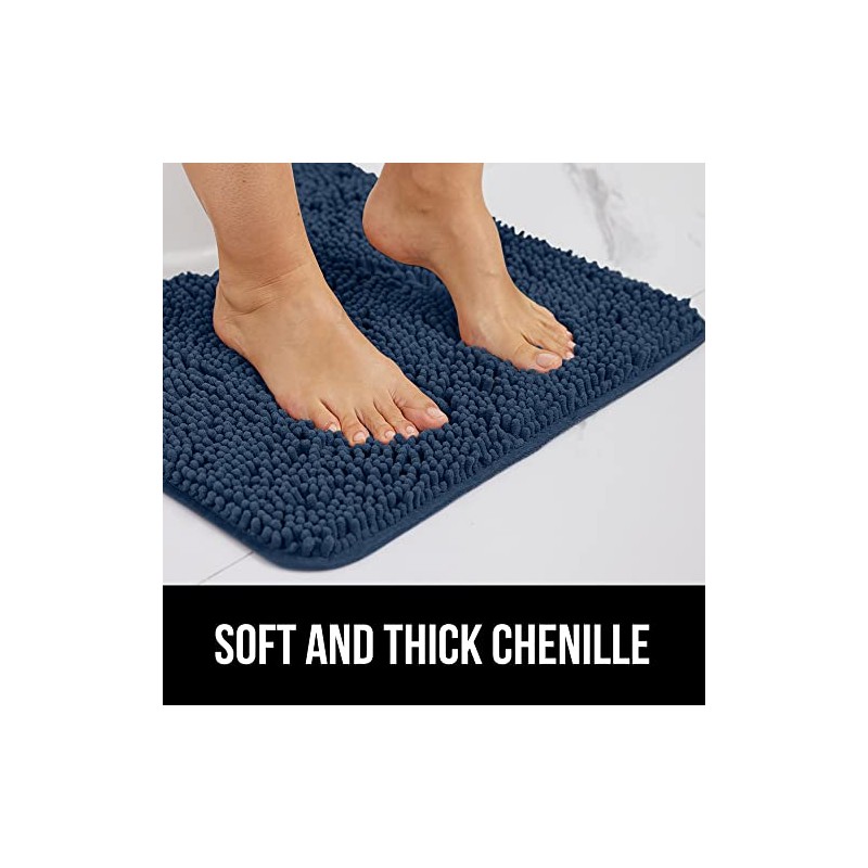 GORILLA GRIP GORILLA GRIP Bath Rug Mat 48x24, Thick Soft