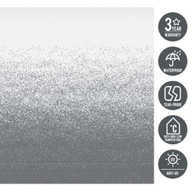RV Awning Fabric Replacement Standard Grade Premium Vinyl (12'(Fabric 11'2"), Gray Fade)