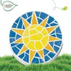 Creative Roots Mosaic Sun Stepping Stone Kit, Includes 7-Inch Ceramic
