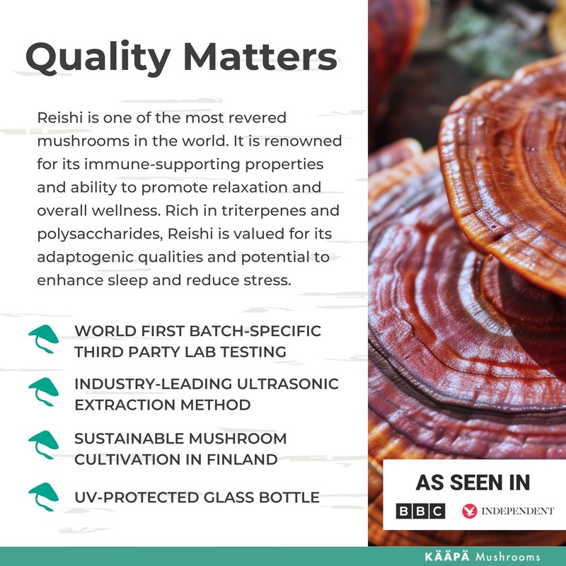 KAAPA Mushrooms KAAPA MUSHROOMS - REISHI Mushroom Extract Tincture -