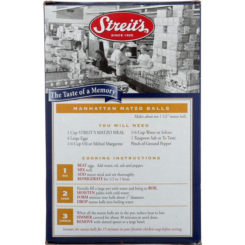 Streits Matzo Meal, 12 Oz