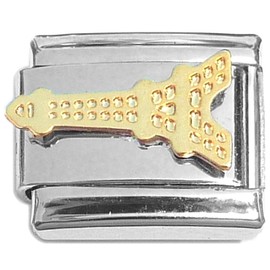 Eiffel Tower Paris France Goldtone Italian Charm