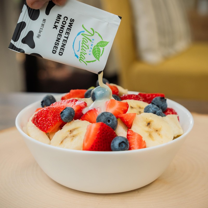 Simply Natural Sweetened Condensed Milk Creamer Single-Serve 9 grams sachet,