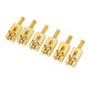 6Pcs Guitar Bridge Roller Saddles Height Adjustable Vintage Style Electric