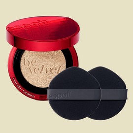 Anjumain Espoir Pro Tailor Bee Velvet Cover Cushion 13g + Puff, No. 20 Vanilla, 1 set / 에스쁘아 프로 테일러 비 벨벳 커버 쿠션 13g + 퍼프, 20호 바닐라, 1세트