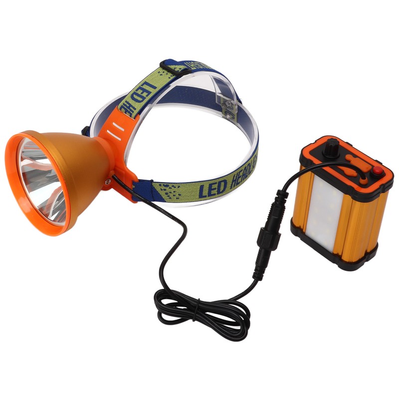 Mining Headlamp Strong Light Rechargeable LED Safety Mining Headlight with