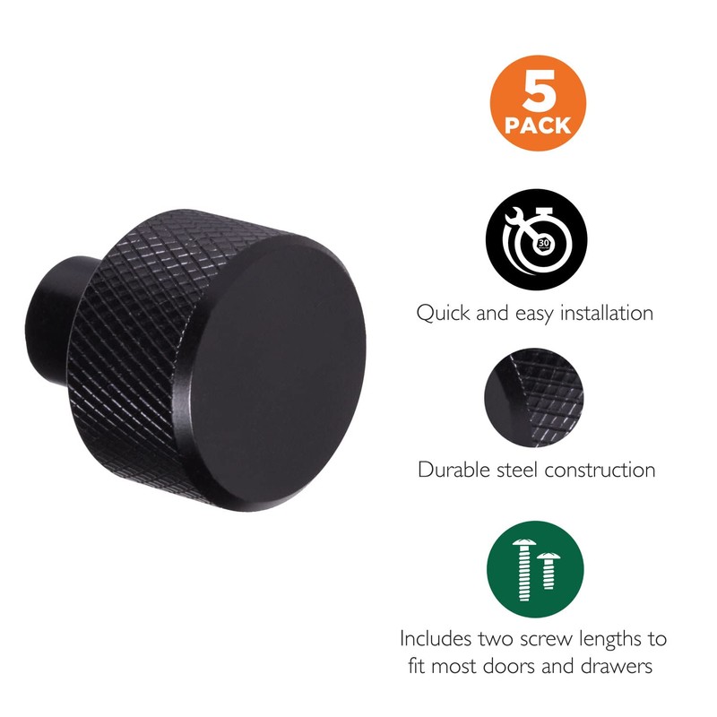 Design House 206664 Porter Cabinet Knob for Kitchen Bathroom Closet
