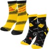 GRUSS & CO Socks Set with "Gib Gas" Motif, Gift
