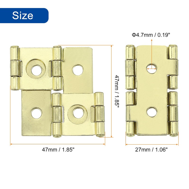 QUARKZMAN Double Acting Hinges Folding Screen, Pack of 20 1.85