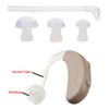 DeaHea 3 Set Hearing Aid Ear Plug Replacement Silicone BTE